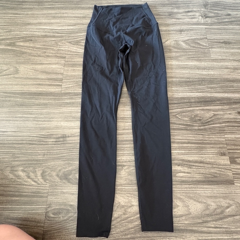 Tavi Noir HIGH WAISTED 7/8 TIGHTS YGA PANTS BLACK XS - Picture 2 of 7